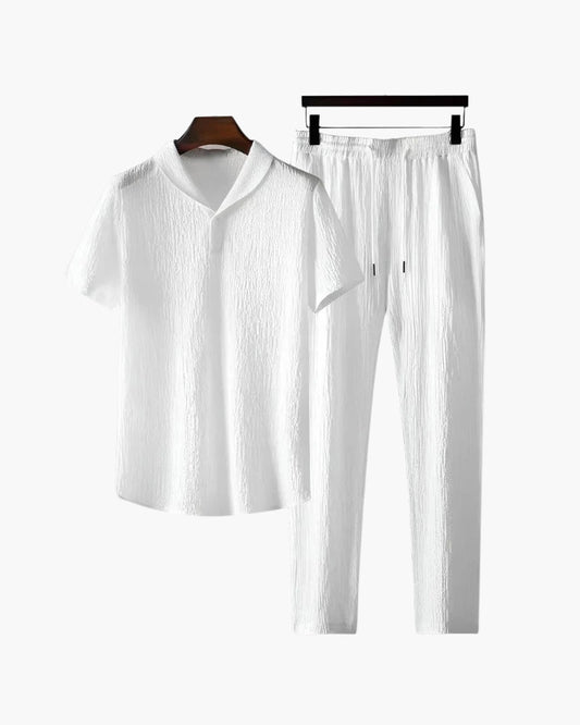Baumwoll-Polo- und Hosen-Set – milano®